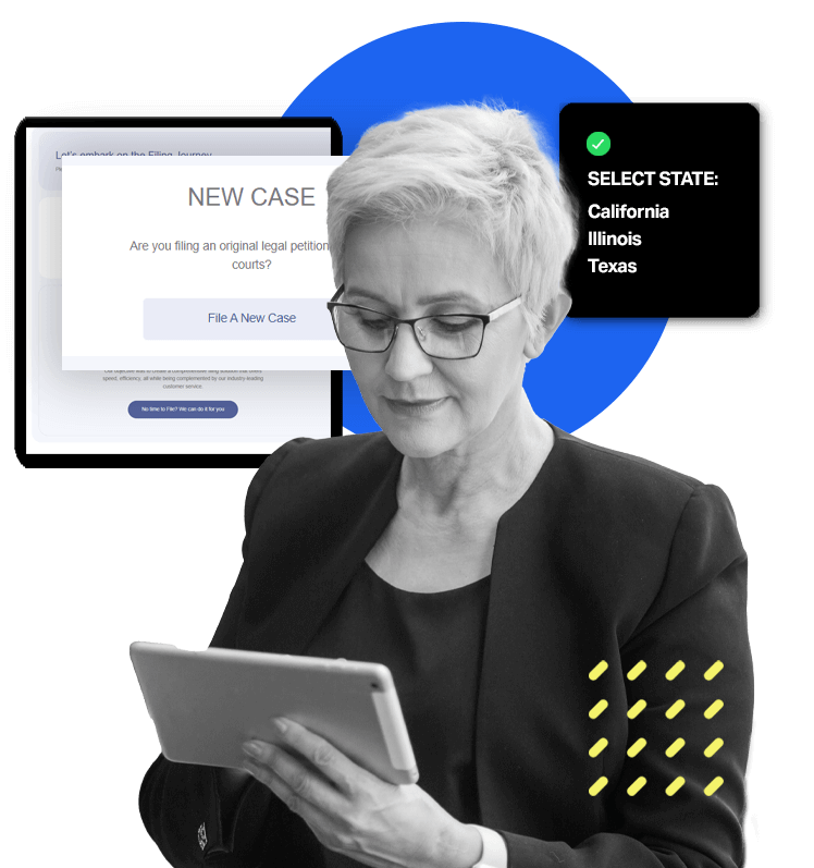 Lawyer Using Full Service Legal eFiling