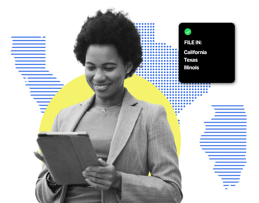 Attorney browses eFiling options for CA, TX, IL